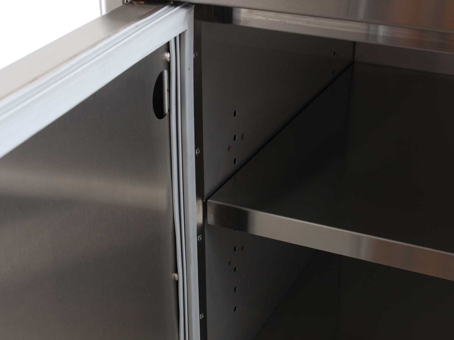 Blaze 32-in Sealed Stainless Steel Soft Close Dry Storage Pantry w/ Shelf - BLZ-DRY-STG2-SC