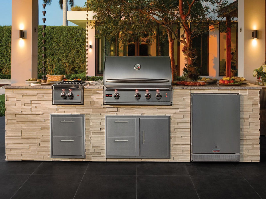 Blaze 24-Inch 5.5 Cu. Ft. Outdoor Rated Compact Refrigerator - BLZ-SSRF-5.5