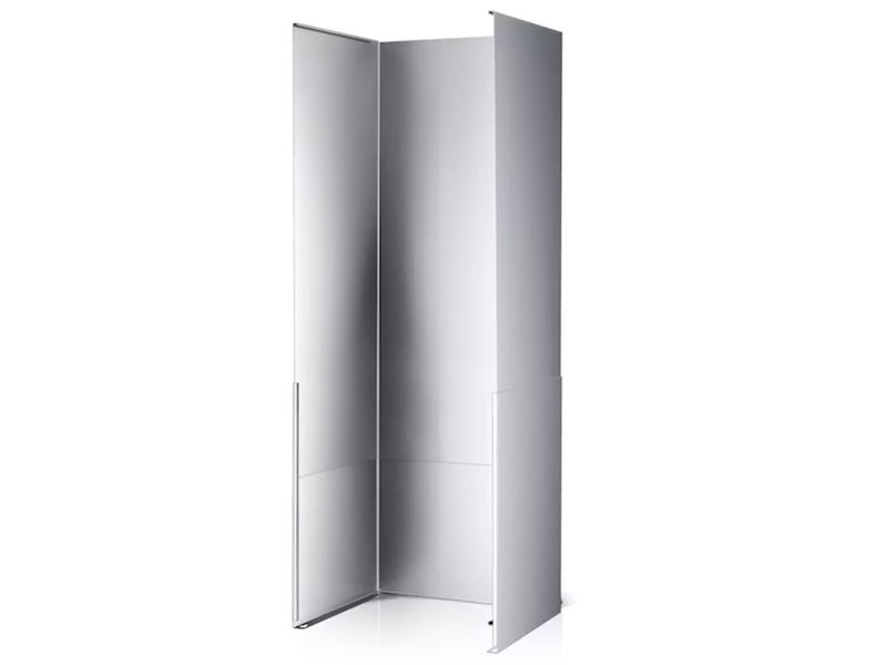 Blaze High-Ceiling Extendable Vent Hood Duct Cover for 48-Inch Vent Hood - BLZ-48-VHOOD-DCVR-22