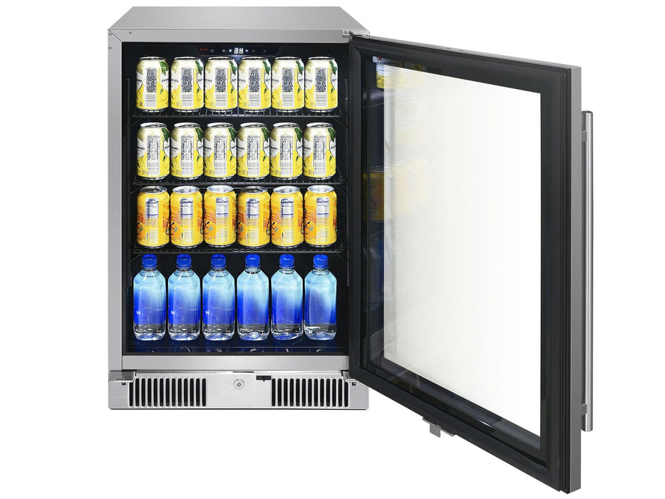 Blaze 20-Inch 4.5 Cu. Ft. Outdoor Rated Beverage Cooler w/ Lock - BLZ-GDBEV20-4.5