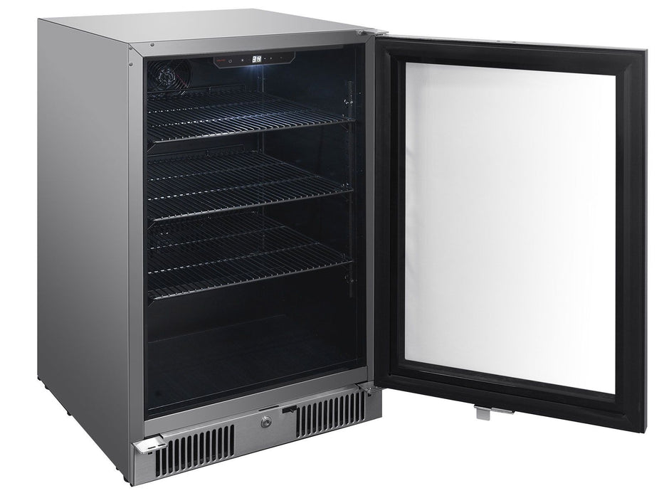 Blaze 20-Inch 4.5 Cu. Ft. Outdoor Rated Beverage Cooler w/ Lock - BLZ-GDBEV20-4.5