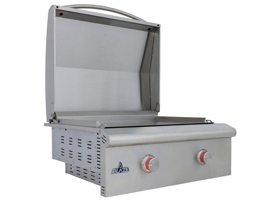 Blaze LTE+ 30-Inch Built-in Gas Griddle w/ Lift-Assist Hood - BLZ-GRIDDLE-LTE3