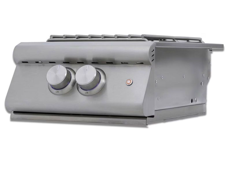 Blaze LTE+ Built-In Gas High Performance Power Burner W/ Wok Ring & Stainless Steel Lid - BLZ-PBLTE3
