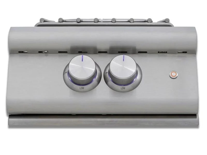Blaze LTE+ Built-In Gas High Performance Power Burner W/ Wok Ring & Stainless Steel Lid - BLZ-PBLTE3