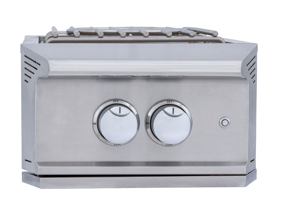 Blaze LTE PRO Built-In Gas High Performance Power Burner W/ Wok Ring & Stainless Steel Lid - BLZ-PBLTEPRO