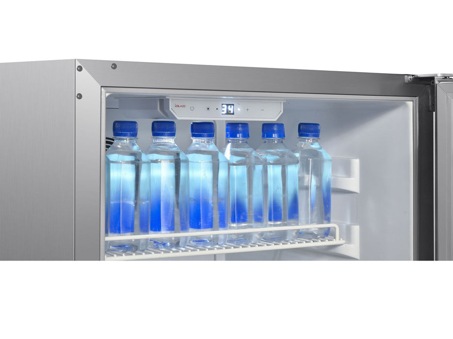 Blaze 20-Inch 4.3 Cu. Ft. Outdoor Rated Refrigerator w/ Lock - BLZ-SSRF20-4.3