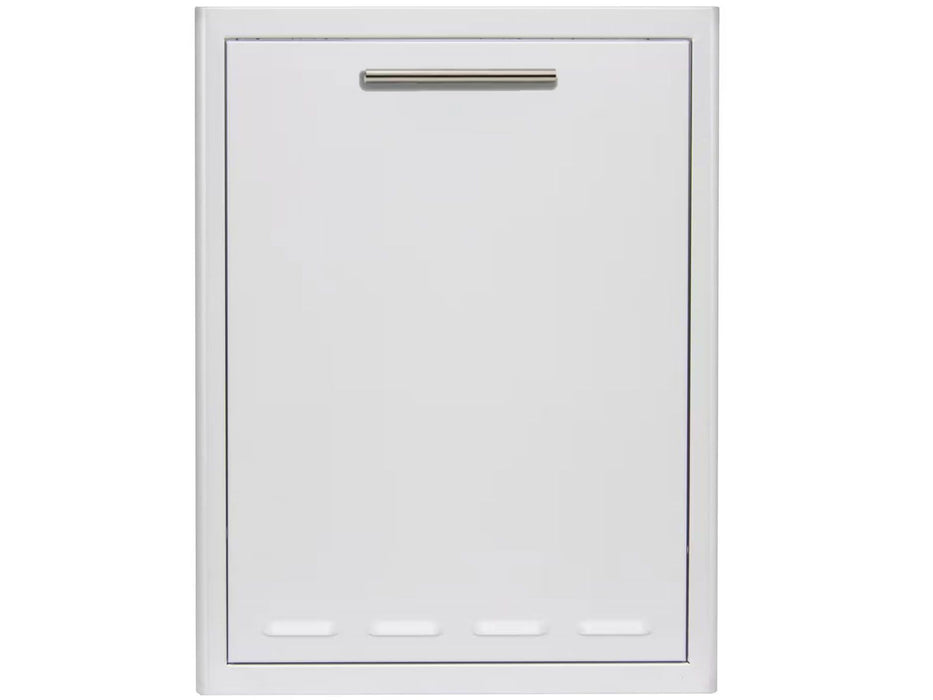 Blaze 20-Inch Roll-Out Stainless Steel Double Trash / Recycling Bin - BLZ-TREC-DRW-H