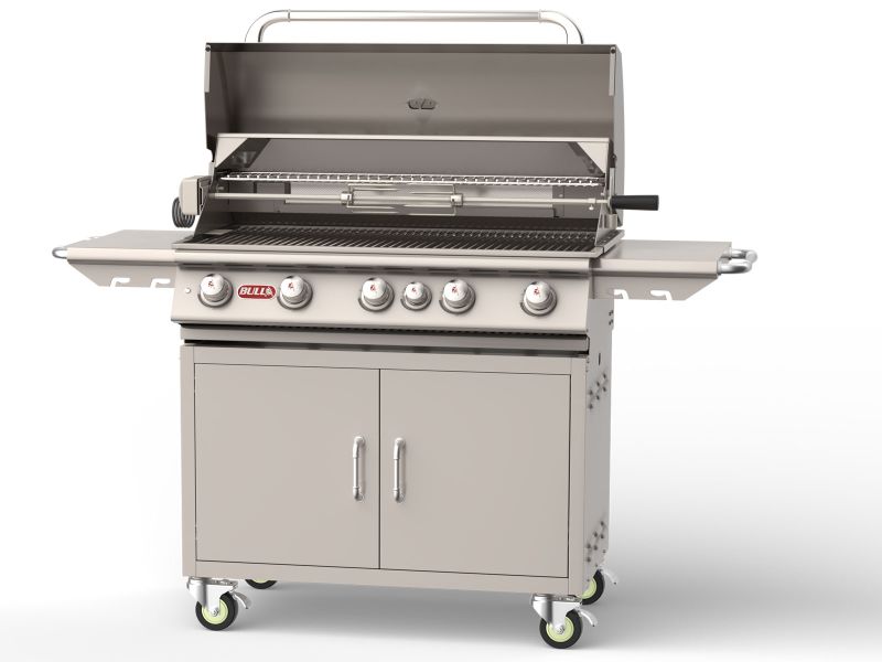 Bull Brahma 38-Inch 5-Burner Gas Grill W/ Rotisserie