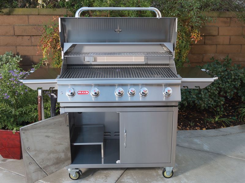Bull Brahma 38-Inch 5-Burner Gas Grill W/ Rotisserie