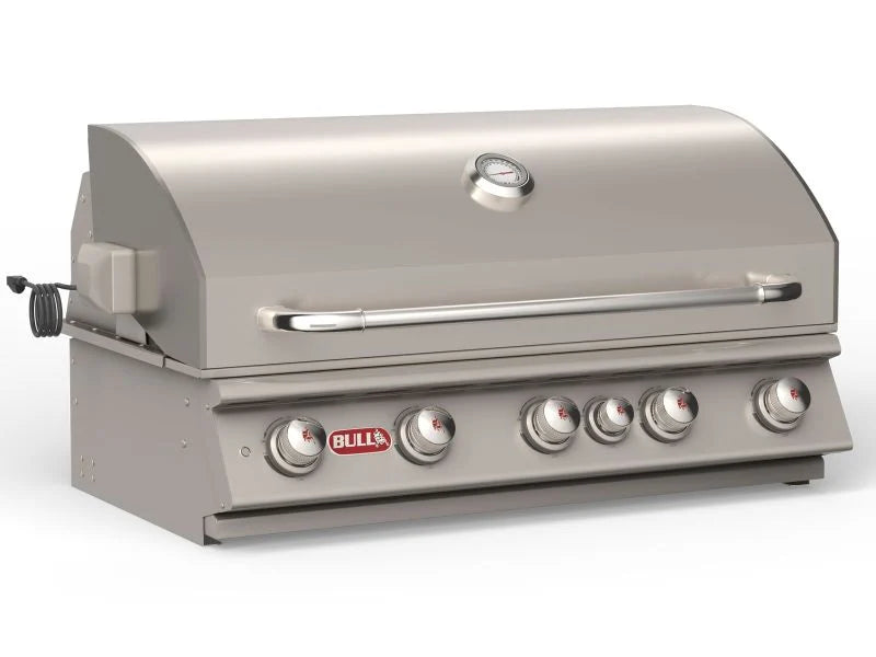 Bull Brahma 38-Inch 5-Burner Built-In Gas Grill With Rotisserie