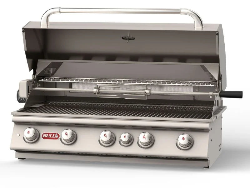 Bull Brahma 38-Inch 5-Burner Built-In Gas Grill With Rotisserie