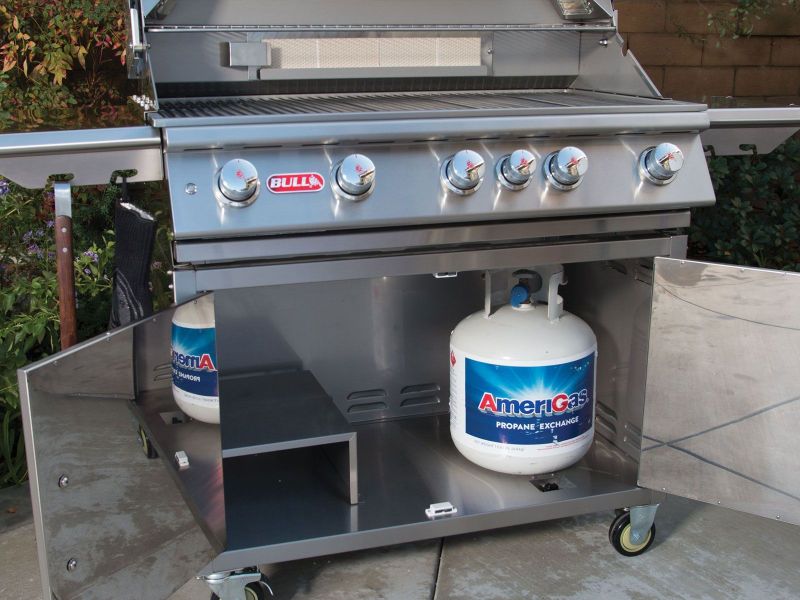 Bull Brahma 38-Inch 5-Burner Gas Grill W/ Rotisserie