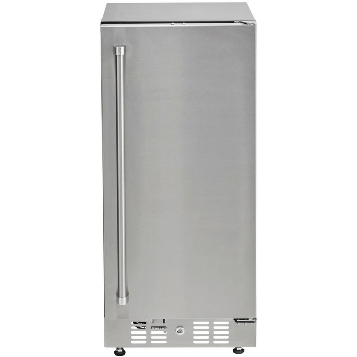 Coyote 15 Inch 3 Cu. Ft. Outdoor Rated Built-In Refrigerator - C115R-S