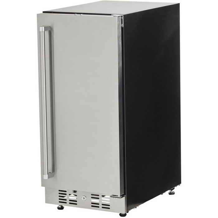 Coyote 15 Inch 3 Cu. Ft. Outdoor Rated Built-In Refrigerator - C115R-S