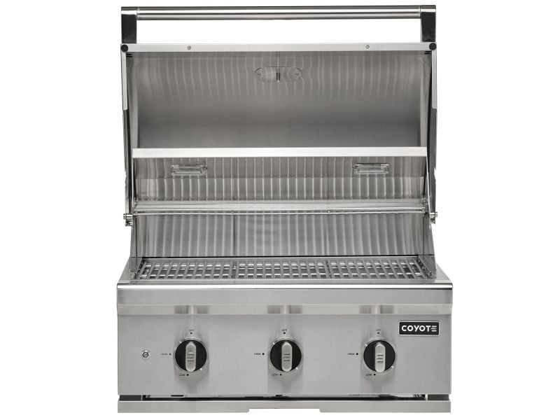 Coyote C-Series 30-in 3-Burner Built-In Gas Grill - C3C30