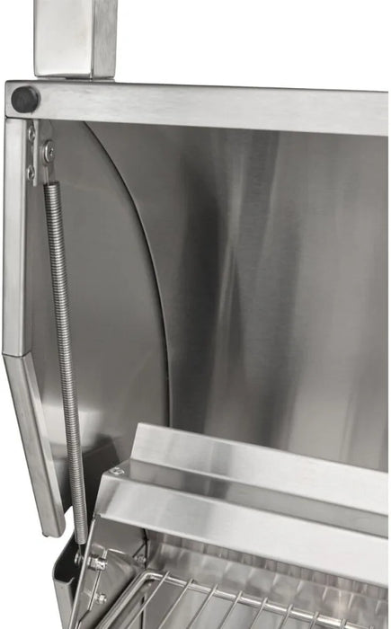 Coyote CL-Series 36-in 4-Burner Built-In Grill w/ Lift-Assist Hood & Safety Valve