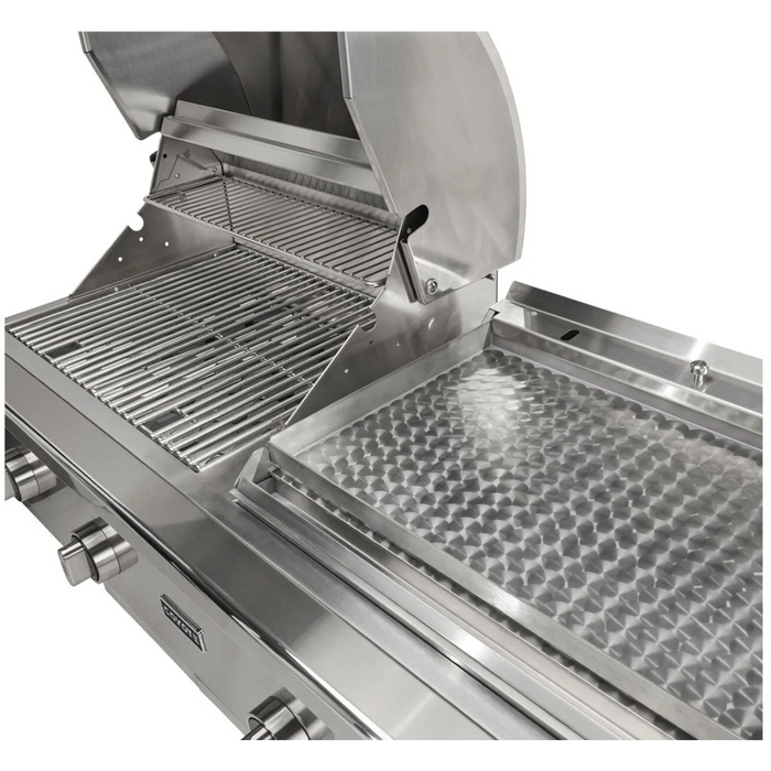 Coyote 50-in Built-In Gas Grill / Flat Top Combo - C3CO50