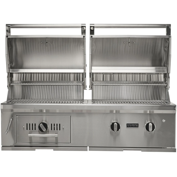 Coyote 50-in Built-In Gas Grill / Charcoal Grill - C3HY50