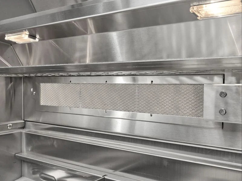 Coyote SL-Series 36-in 4-Burner Built-In Natural Gas Grill w/ Sear Burner, Rotisserie, & Safety Valve - C3SL36