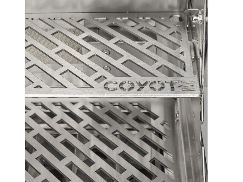 Coyote SL-Series 36-in 4-Burner Built-In Natural Gas Grill w/ Sear Burner, Rotisserie, & Safety Valve - C3SL36
