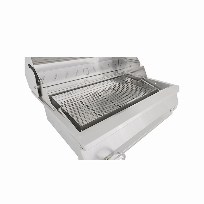 RCS Premier Built-In Stainless Steel 32-Inch Charcoal Grill - RJCC32A
