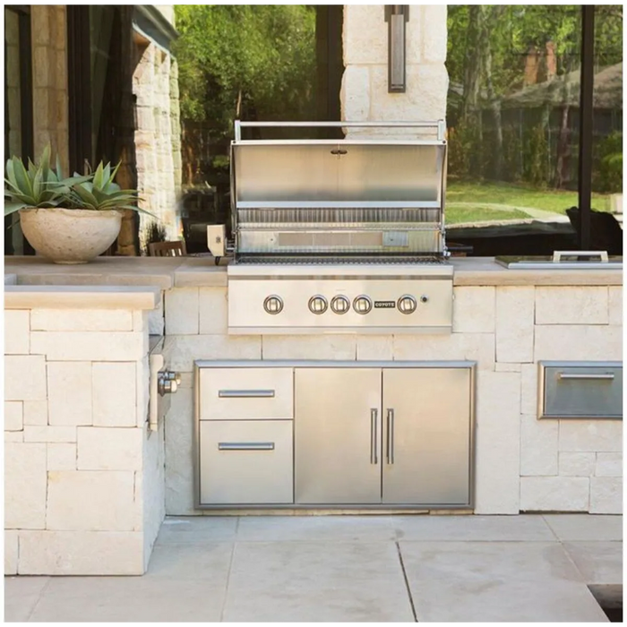 Coyote 45 Inch Double Door & Drawer Combo - C3-CD2DC