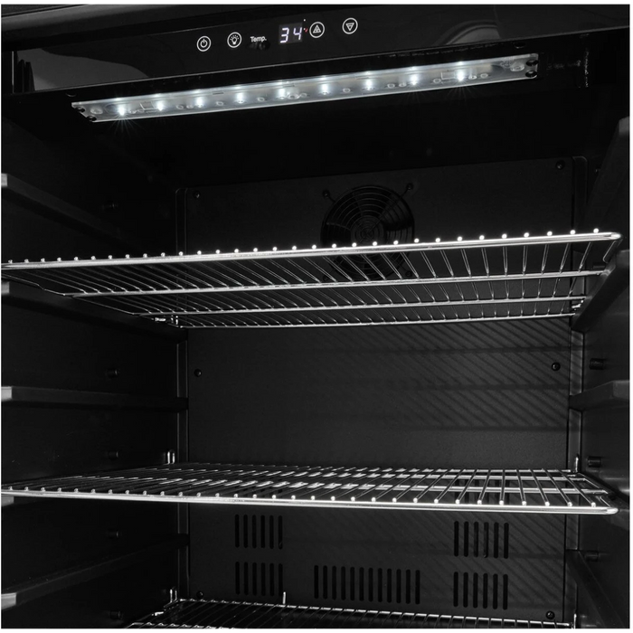 Coyote 15 Inch 3 Cu. Ft. Outdoor Rated Built-In Refrigerator - C115R-S