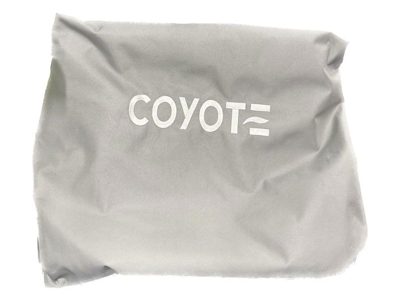 Coyote Vinyl Light Gray Cover for Built-In Double Side Burner