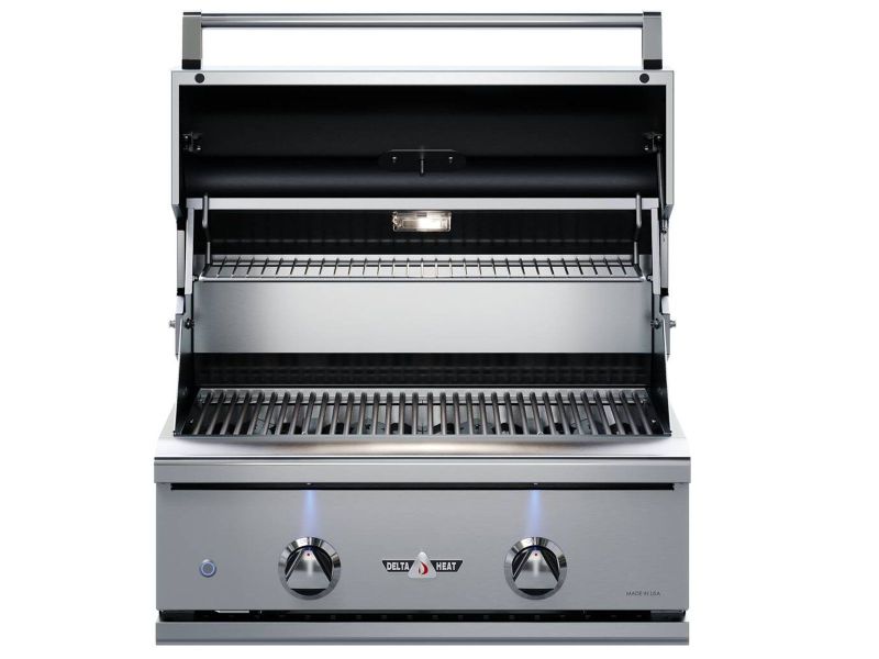 Delta Heat 26-Inch 2-Burner Gas Grill On Pedestal Cart
