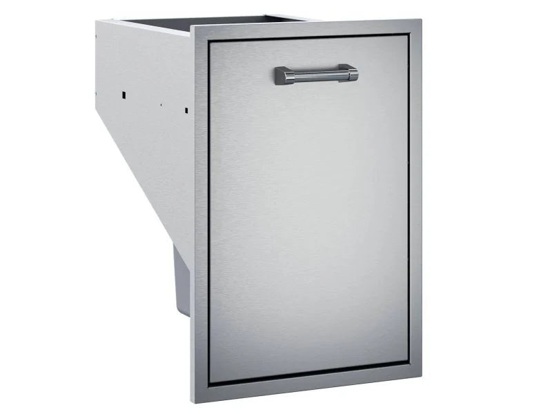 Delta Heat 18-Inch Roll-Out Stainless Steel Double Trash Bin