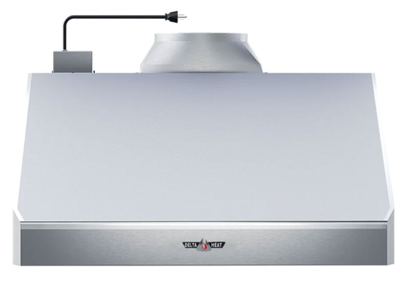 Delta Heat 60-Inch Stainless Steel Outdoor Vent Hood (Blower Motor Not Included)