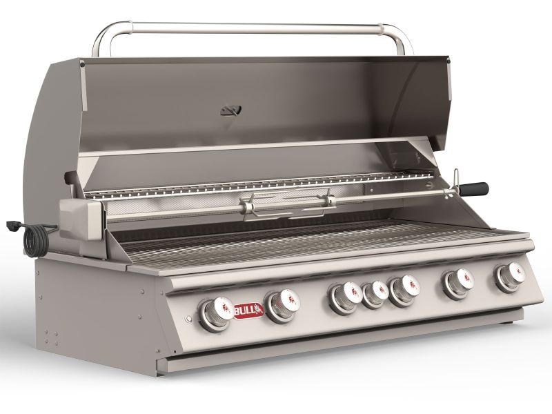 Bull Diablo 46-Inch 6-Burner Built-In Gas Grill With Rotisserie