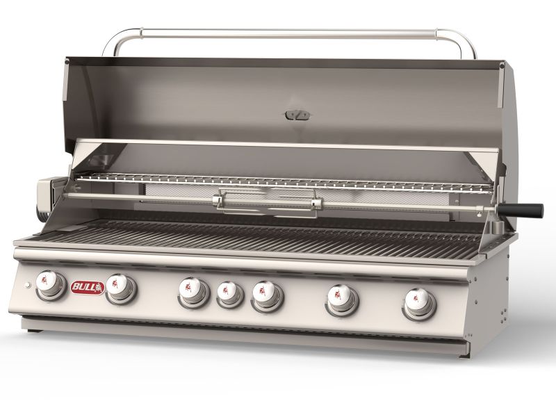 Bull Diablo 46-Inch 6-Burner Built-In Gas Grill With Rotisserie