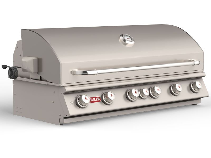 Bull Diablo 46-Inch 6-Burner Built-In Gas Grill With Rotisserie