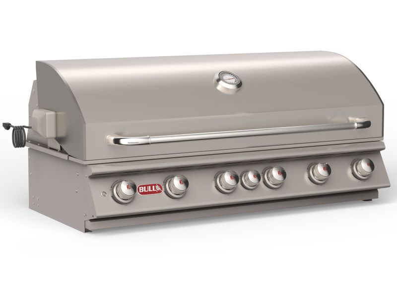 Bull Diablo 46-Inch 6-Burner Built-In Gas Grill With Rotisserie