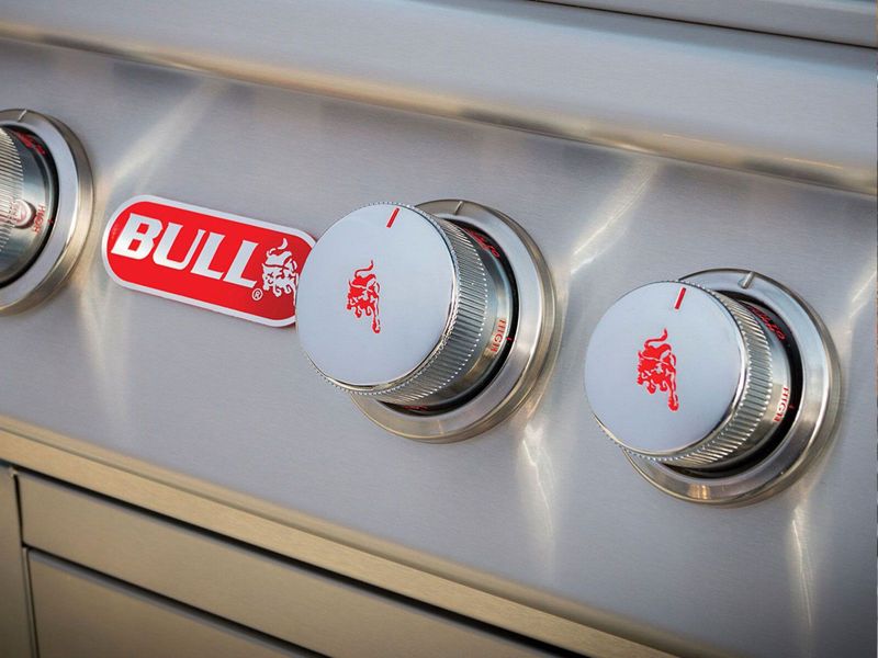 Bull Diablo 46-Inch 6-Burner Built-In Gas Grill With Rotisserie