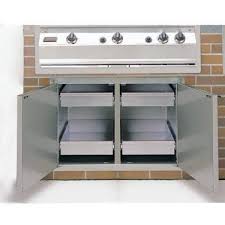 Fire Magic Select 30-Inch Enclosed Cabinet Storage With Drawers - 33930S-22