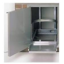 Fire Magic Select 14-Inch Left-Hinged Single Access Door With Propane Tank Storage - 33820-TSL