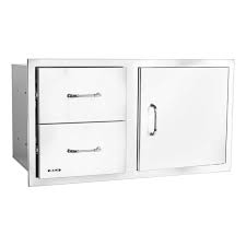 Bull 30-Stainless Steel Access Door & Double Drawer Combo with Reveal - 25890