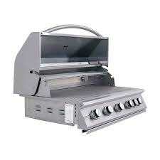RCS Premier Series 40-Inch 5-Burner Built-In Natural Gas Grill With Rear Infrared Burner - RJC40A