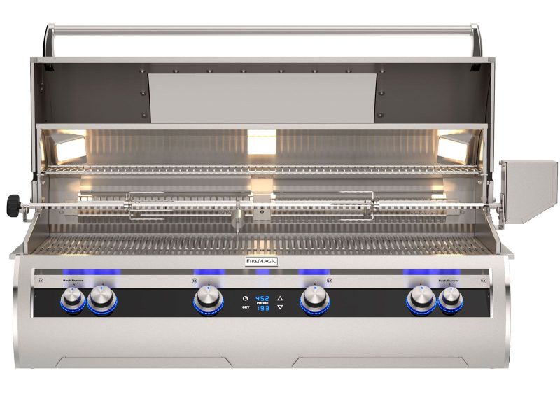 Fire Magic Echelon Diamond E1060i 48-Inch Built-In Grill w/ Infrared Burner, Digital Thermometer & Magic Window - E1060i-9L1-W