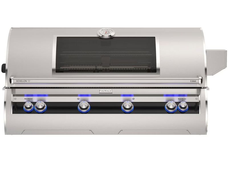 Fire Magic Echelon Diamond E1060i 48-Inch Built-In Grill w/ Analog Thermometer & Magic Window -E1060i-9EA-W