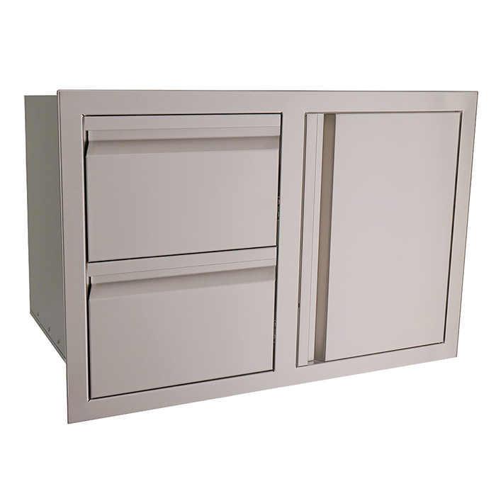 RCS Valiant Double Soft Close Drawer & Right Hinge Door Combo - VDC1SCR