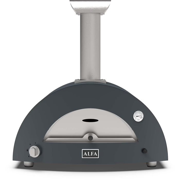 Alfa Moderno 2 Pizze Gas Pizza Oven - Anthracite Grey