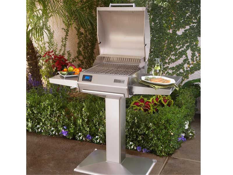 Fire Magic E251s 1800 Watt Electric Grill On Patio Post - E251s-1Z1E-P6
