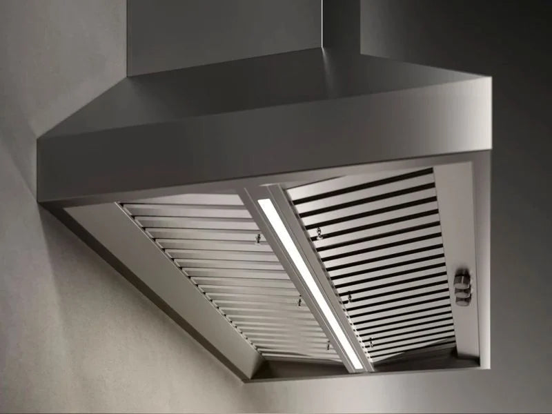 Falmec Pyramid 36-Inch Outdoor Rated Wall Mounted 3-Speed 1200 CFM Vent Hood with LED Lighting