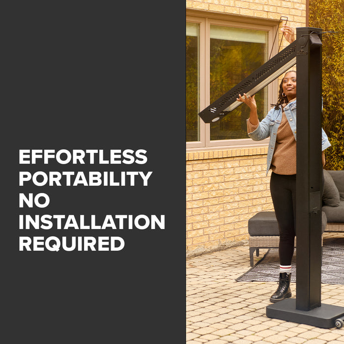 Napoleon Phantom Freestanding Outdoor Electric Infrared Heater - NEOFV80IH
