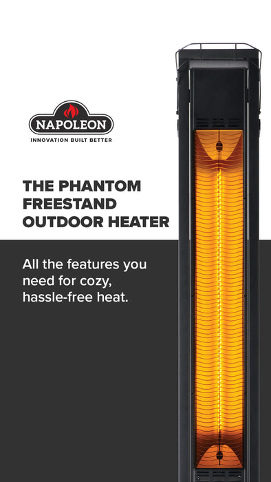 Napoleon Phantom Freestanding Outdoor Electric Infrared Heater - NEOFV80IH