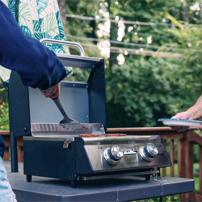 Monument Grills 2 Burner Stainless Steel Portable Grill - G22