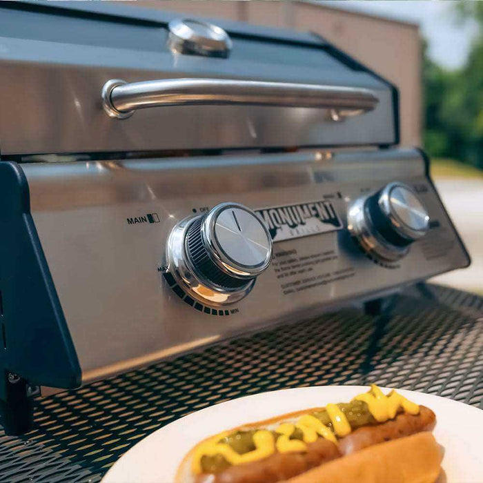 Monument Grills 2 Burner Stainless Steel Portable Grill - G22